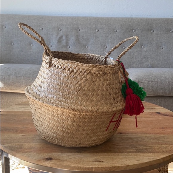 Mud Pie set of 2 Grey Neutral Collapsible Baskets main image 0